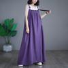 Japan and South Korea Large Size Women's Clothing Spring and Summer Medium and Long Strap Skirt Women's Loose and Thin Denim Strap Skirt Bigswingdress