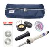 Web-Exclusive Temperature-Controlled Soldering Iron Soldering Set (Includes Cap, Lead-Free Solder, Soaker Wire, Portabl