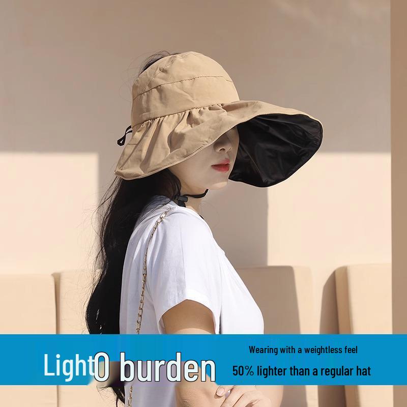 Korean Style Women's UV Protection Sun Hat with Wide Brim