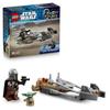 LEGO 75436 Toy Constructor Set Speeder Bike with Mandalorian and Grogu Terre