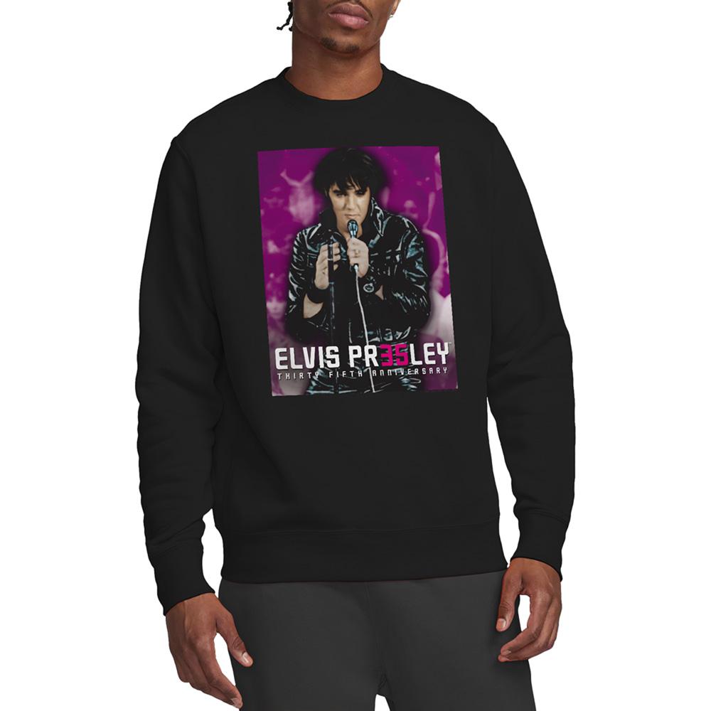 Elvis Presley Unisex Dospělý 35 Kožená Mikina