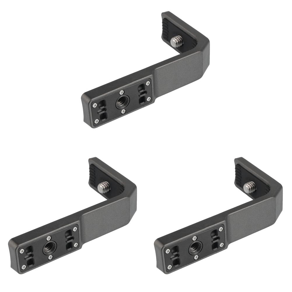 1/2/3Pcs For Insta360 X5 Action Camera Bracket Anti-Fall L-Shaped Magnetic Adapter Aluminum Alloy Mount Camera Protective Rack