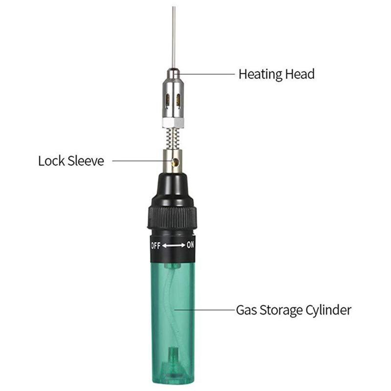 Handheld Gas Welder Electric Welding Tool Cordless Gas Soldering Iron Set Combination Hand Tools Kit Welding Equipment