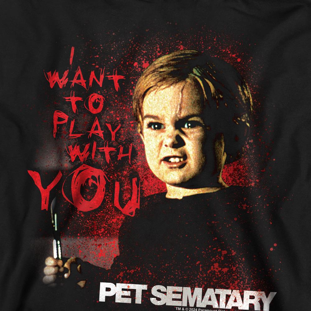 Pet Sematary Unisex Adult I Want To Play Sweatshirt