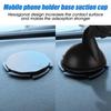 Car Suction Cup Pad Automatic Dashboard Phone Holder Base Suction Cup Self-adhesive Gasket for Car Curve Instrumentation Console