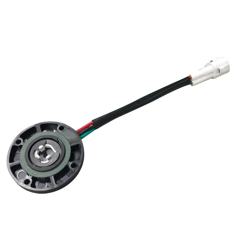 Golf Cart Sensor Assembly JU2-H1670-21 for Drive System Maintenance, Wire Lead Layout, Housing with Mounting Holes, 3 Accessory Washers