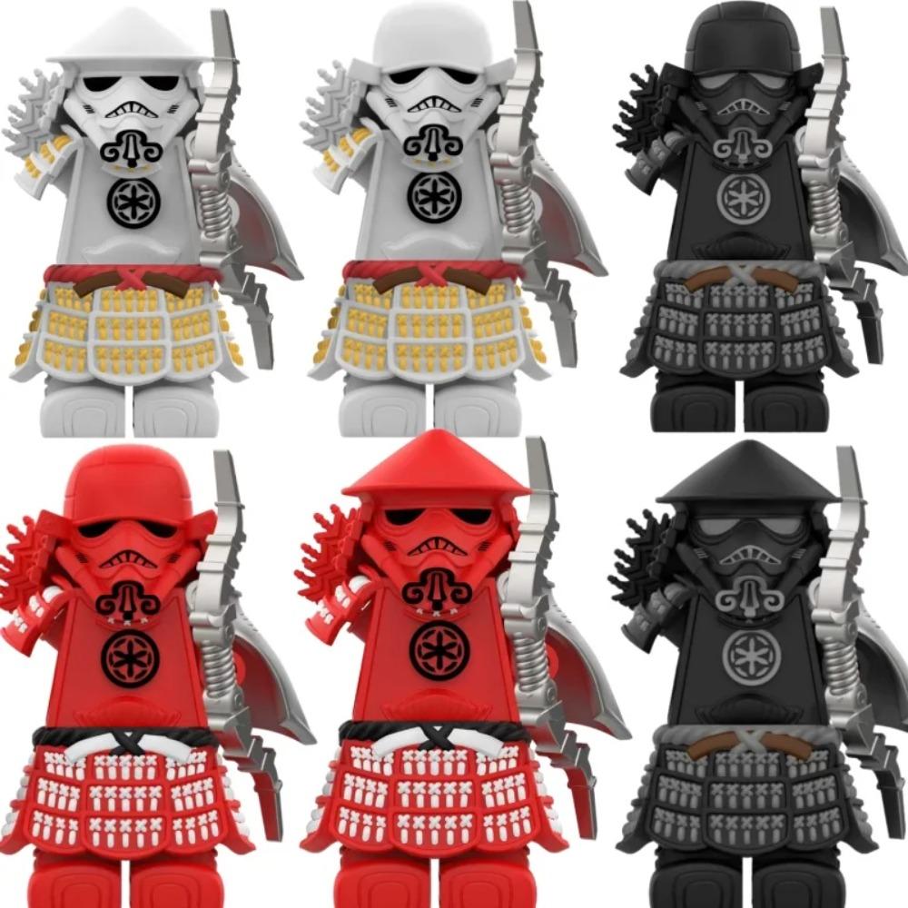 

Samurai Warrior Building Block Figure 11 Pieces Safe Non-Toxic ABS Material Compatible with Mainstream Building Blocks Exquisite Armor