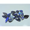 384Cts.Natural Labradorite Blue Flash Pear Cabochon Loose Gemstone 17Pcs Lot LL-1022