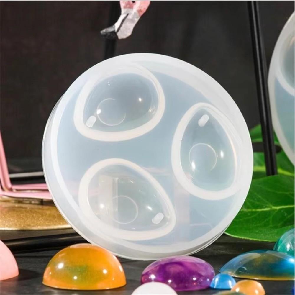 Water Drop Shape Pendant Mold Gem Design Flexibility Teardrop Silicone Mold High Transparency Easy Clean Resin Jewelry Mold