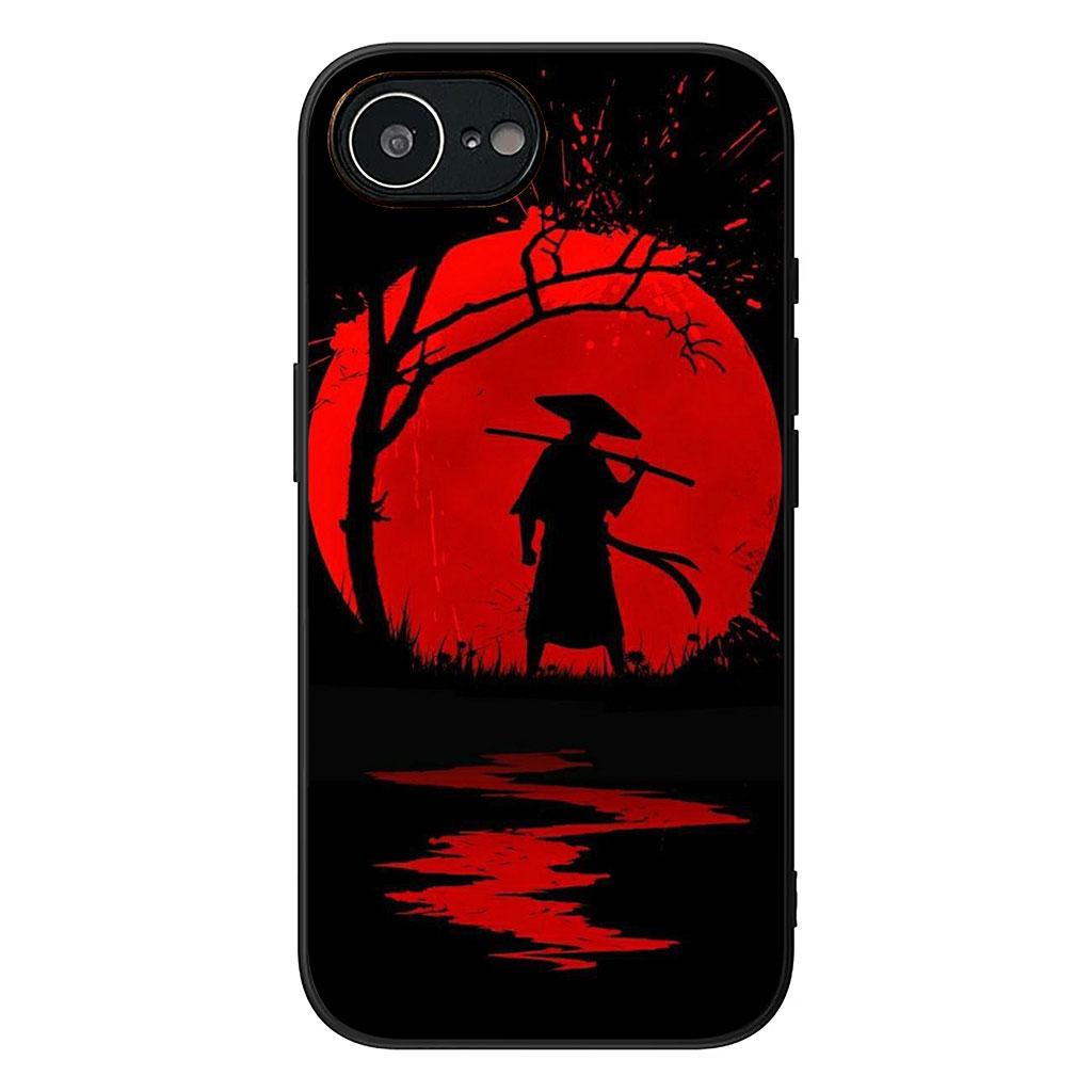 Cover for Apple iPhone 16 15 14 Plus 13 12 Mini 17 Pro Max + ProMax 16E Air 16+ 15+ Case Japan Samurai Skeleton Skull Ninja