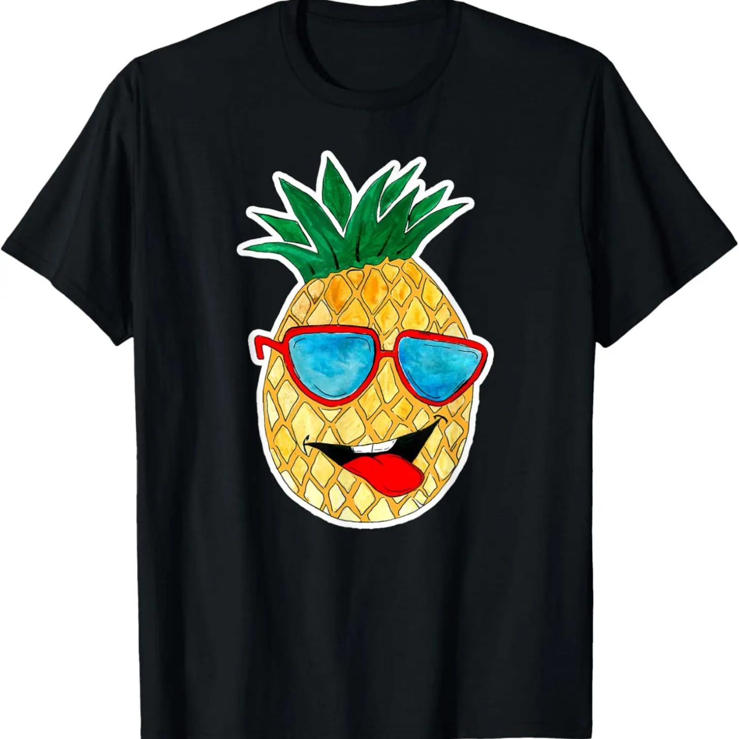 Забавная Футболка «Хорошо ладит с другими» Перевернутый ананас Свингер S