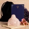 Rose Quartz Buddha Figurine 50x40x20mm