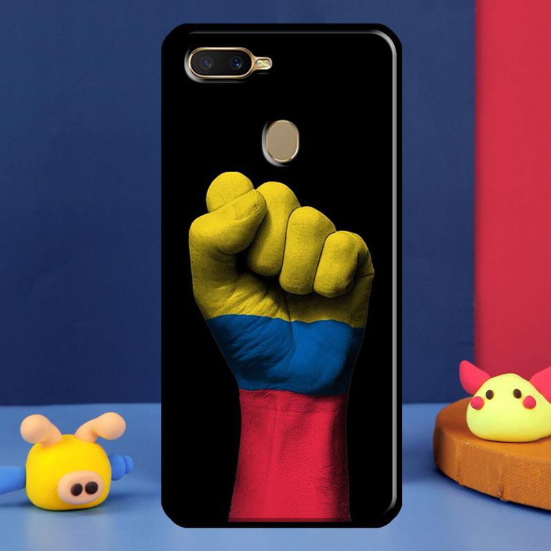 Colombia Flag Case For Oppo A96 A76 A16 A74 A94 A54 S A57 A77 A58 A78 A98 A5 A9 A91 A15 A17 A52 A72 Cover