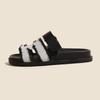 Second uncle slippers women's summer wear 2025 new Velcro platform fashionable sandals Internet celebrity beach cool slippers women