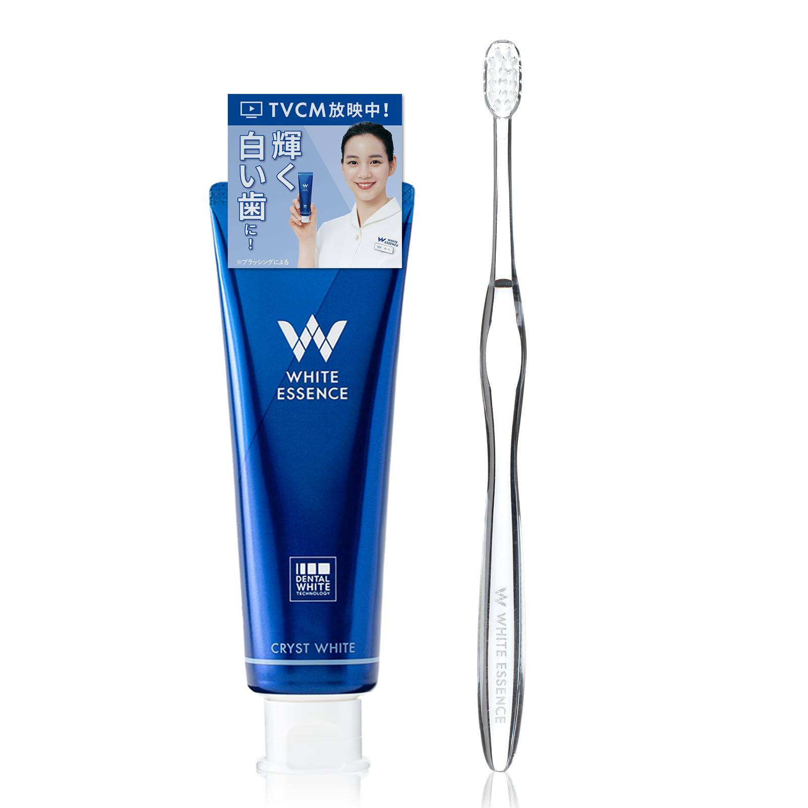 

White Essence Cristo White Отбеливающая зубная паста Premium со вкусом мяты Отбеливание зубов Устранение неприятного запаха изо рта Белая (Кристо + Платина)