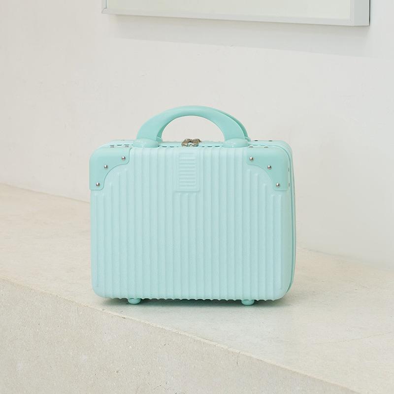 1Pc Cosmetic Case Women's Small Portable Suitcase Travel Storage Bag Small Suitcase Children