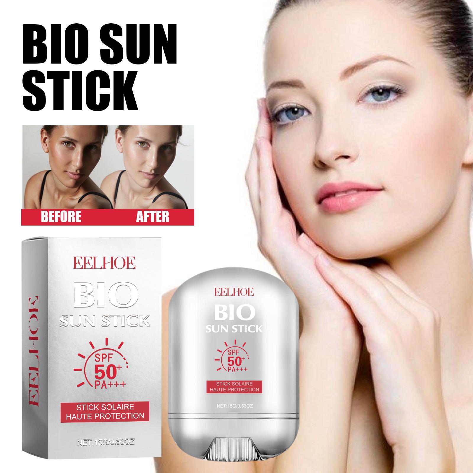 Солнцезащитный стик для тела и лица SPF 90+ УФ-защитный крем Крем для восстановления после солнечных ожогов Солнцезащитный изолирующий крем Увлажняющий уход за кожей 15g