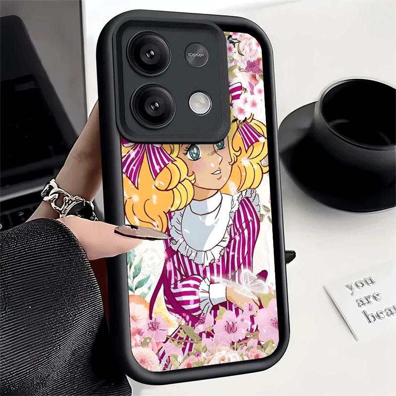 Anime Candy Candy Soft Phone Case for Xiaomi Poco X7 X6 X5 Pro X4 Gt X3 F7 Ultra M8 M7 Redmi 15C 15 14C 13 13C 12 12C 10 10C