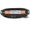 Musiclily Pro Ceramic Humbucker for Strat Electric White Black Rails ST-DPMC Single-Size Pickup, 9.2K, Guitars, Body,