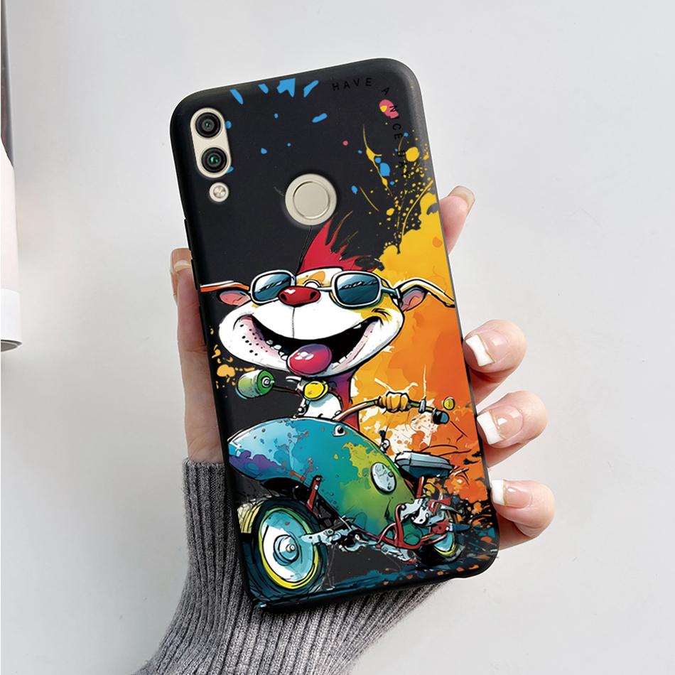 

For Huawei Honor 8X Case Honor8X JSN-L22 JSN-L21 Bear Phone Case Soft TPU Cover Funda For Honor 8C BKK-L21 BKK-LX1 Honor8C Capa Honor 8C
