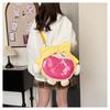 Cute Japanese Anime Cartoon Plush Transparent Display Ita Backpack For Young Women School Daily Outdoor Use Anime Fans