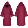Wars Star Jedi Warrior Hooded Cloak Cape Robe Costume Cosplay Halloween Party