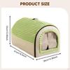 Cat House Bed Breathable Removable Hideaway Shelter Pet Dog Nest for Small Dogs Indoor Cats