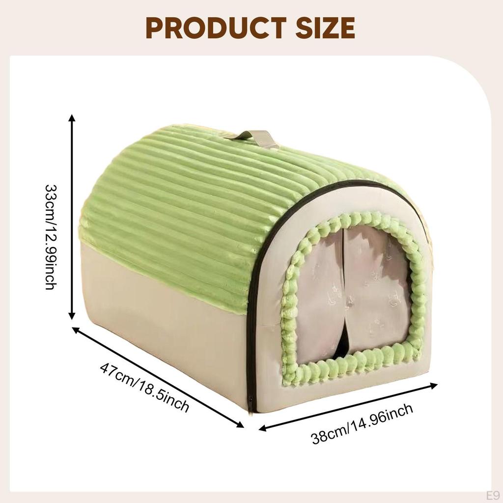 Cat House Bed Breathable Removable Hideaway Shelter Pet Dog Nest for Small Dogs Indoor Cats