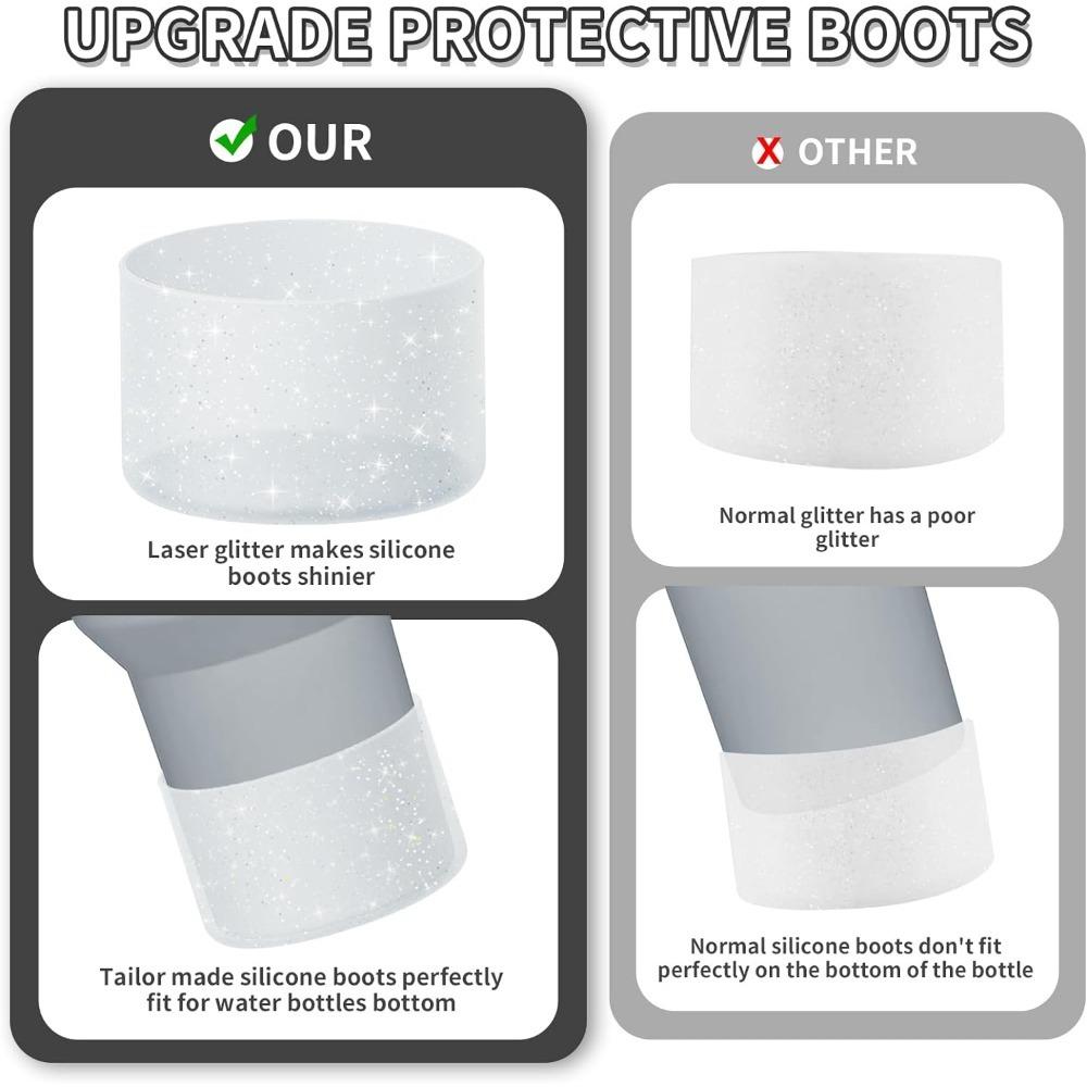 1 ks ochranný silikonový návlek na botu kompatibilní s hrnkem Tumbler 20-40oz Hydro Flask Drinkware
