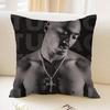 Rapper 2Pac Tupac Amaru Shakur Cushion Cover Decorative Pillow Sofa Home Decor Case Pillow Cases