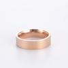 6mm/8mm Wide Stainless Steel Rings for Men Women Simple Smooth Gold Color Black Anniversary Ring Wedding Jewelry Wholesale
