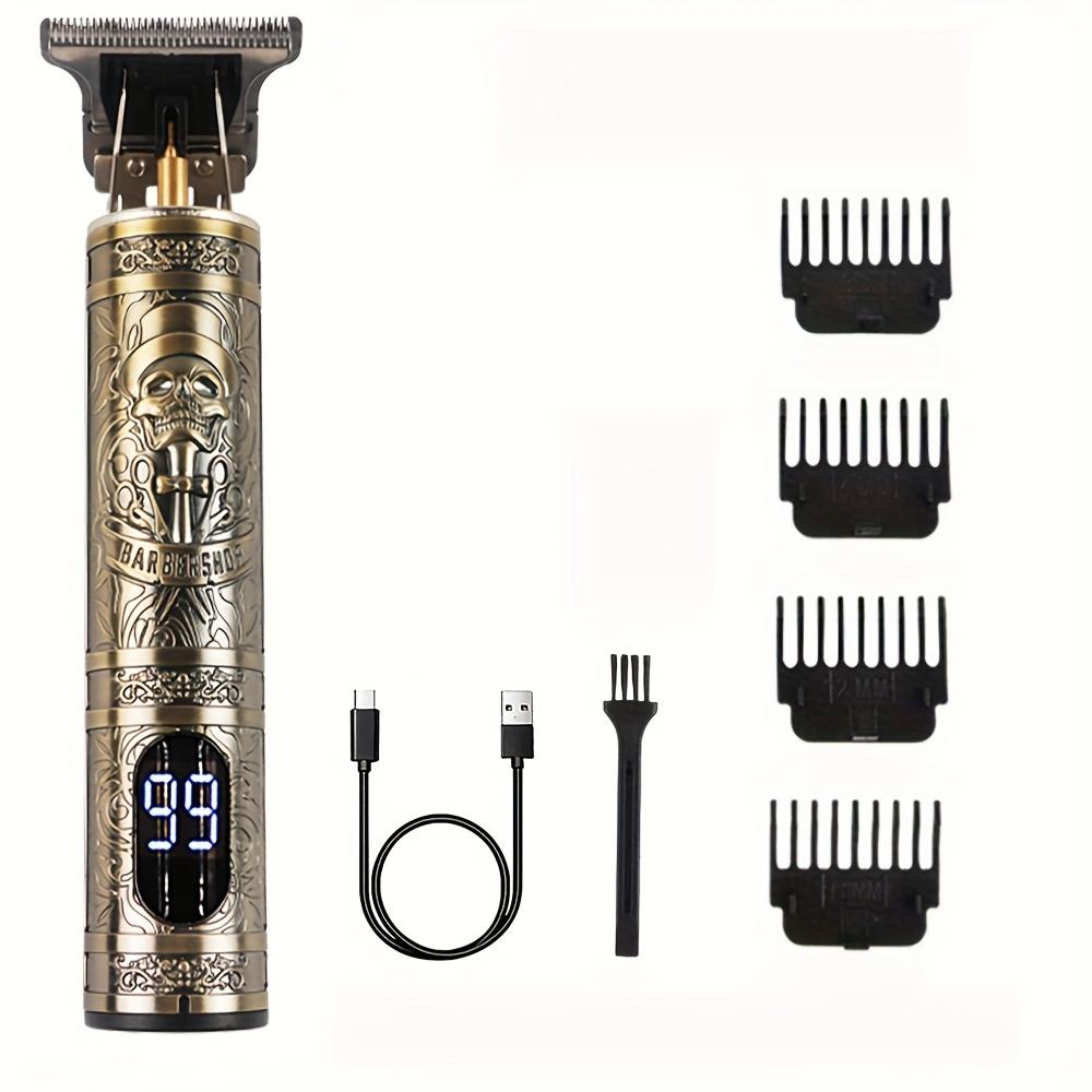 Vintage T9 Electric Cordless Hair Cutting Machine Professional Hair Barber Trimmer For Men Clipper Beard Shaver Holiday Gift