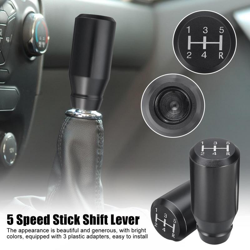 Auto Schalthebelknauf 5 Gang Schaltknäufe Modifikation Zierleisten Zubehör Fahrzeuginnenausstattung Für die meisten Schaltfahrzeuge