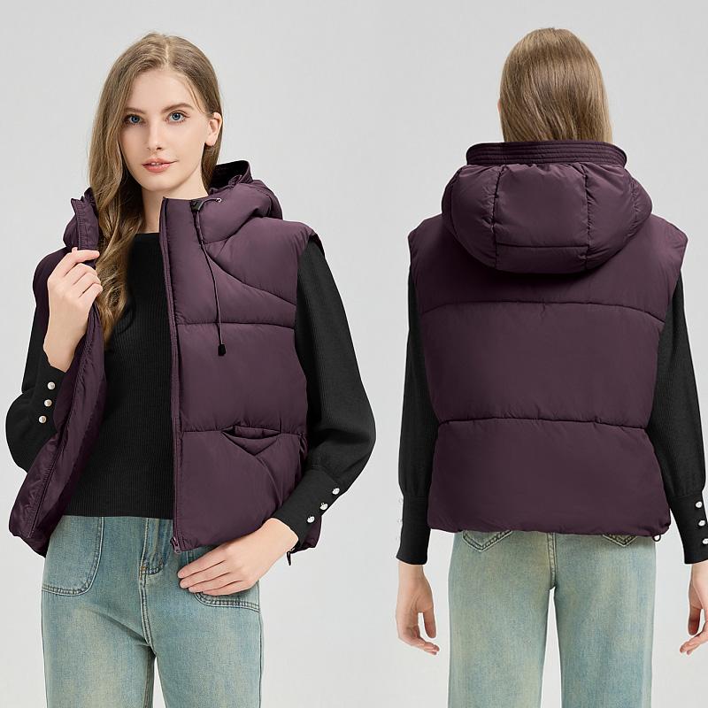 Women's Warm Solid Color Vest For Autumn And Winter