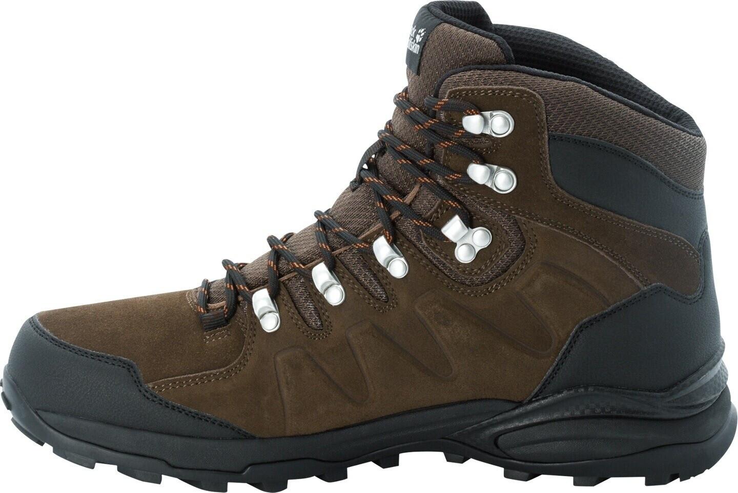 

Обувь для треккинга Jack Wolfskin Refugio Texapore Mid (4049841) brown/phantom 42