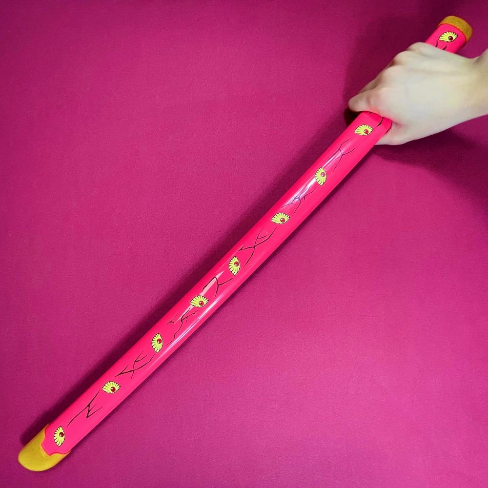 104cm Demon Slayer Kokushibo Katana Kimetsu No Yaiba Sword Blade Anime Cosplay Prop Real Size Japanese Katana Samurai Sabre Toy