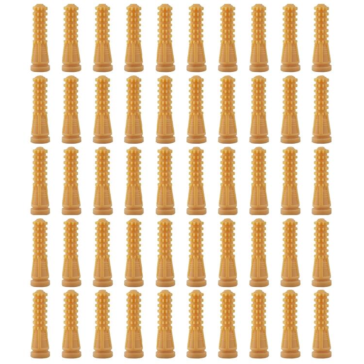 

50 Pieces Chicken Plucker Fingers Hair Removal Machine for Poultry Plucking жовтий