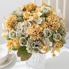 Artificial Flowers Ball Chrysanthemum Rose Wedding Home Room Table Festival Decora Wreath Bridal Bouquet Outdoor Diy Gifts Props