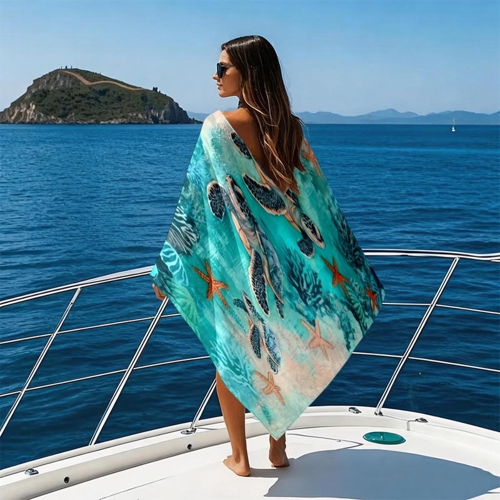 Oversized Beach Towel Quick Dry Sand Free Soft Absorbent Lightweight Travel Towel For Beach Pool Camping Yoga Summer Essentials