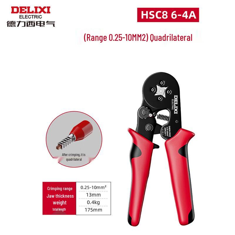 Delixi Terminal Crimping Pliers