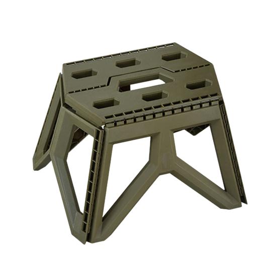 Portable Folding Stool Lightweight Heavy Duty Plastic Multi-function Outdoor Camping Backpacking Beach Picnic Fishing Collapsible Chair Seat