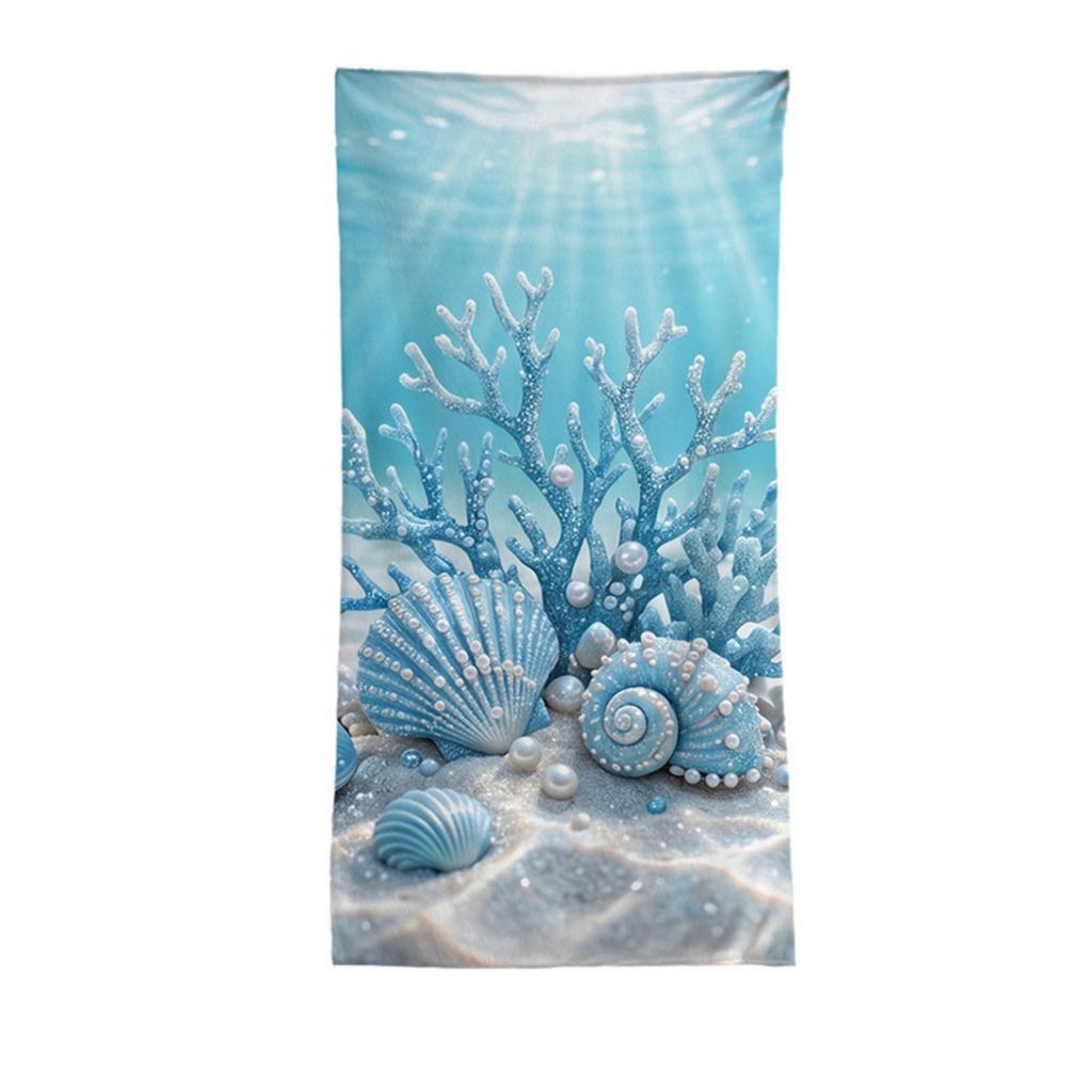Asciugamano da Spiaggia Microfibra Asciugatura Rapida 140x70cm Leggero Assorbente Resistente alla Sabbia Tessuto Morbido per Viaggi all'Aperto Piscina Palestra