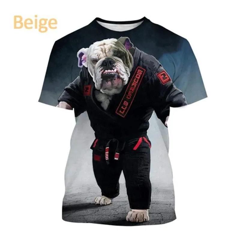 Animal Print Breathable Short-sleeved Funny 3D Printed T Shirt Men's Lovers Harajuku Style Streetwear Tshirt