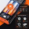 Vehicle Tire Inflator with Digital Screen and Button Control, Electric Air Compressor for Car and Motorcycle Users