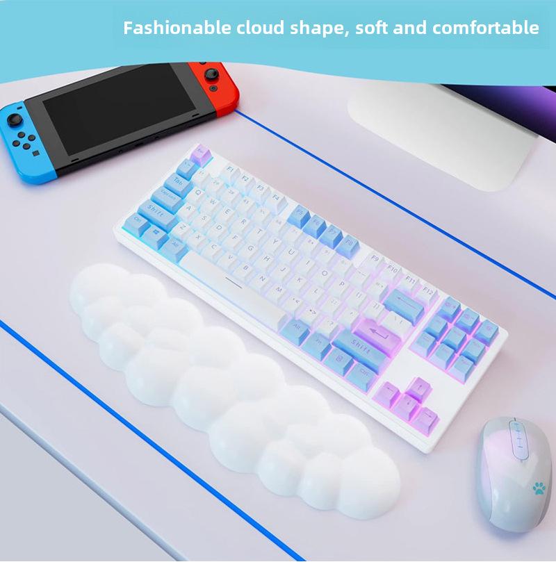 Cloud Memory Foam Tastatur-Handgelenkauflage für Desktop-Tippen