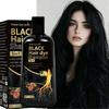 Black Hair Dye Shampoo, Black Instant Hair Color Shampoo, 3-in-1 Herbal Black Hair Dye Shampoo For Men Women