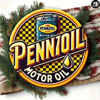 Pennzoil Benzin Retro Metallschild Garage Man Cave Büro Dekor