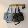 Bolso de Hombro de Mezclilla Vintage Bolso de Mano para Mujer Gran Capacidad Bolso Cruzado para Viajar