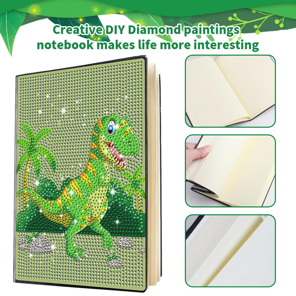 DIY Diamond Painting Business Notebook – Creative Dot Drill Writing Book for Kids