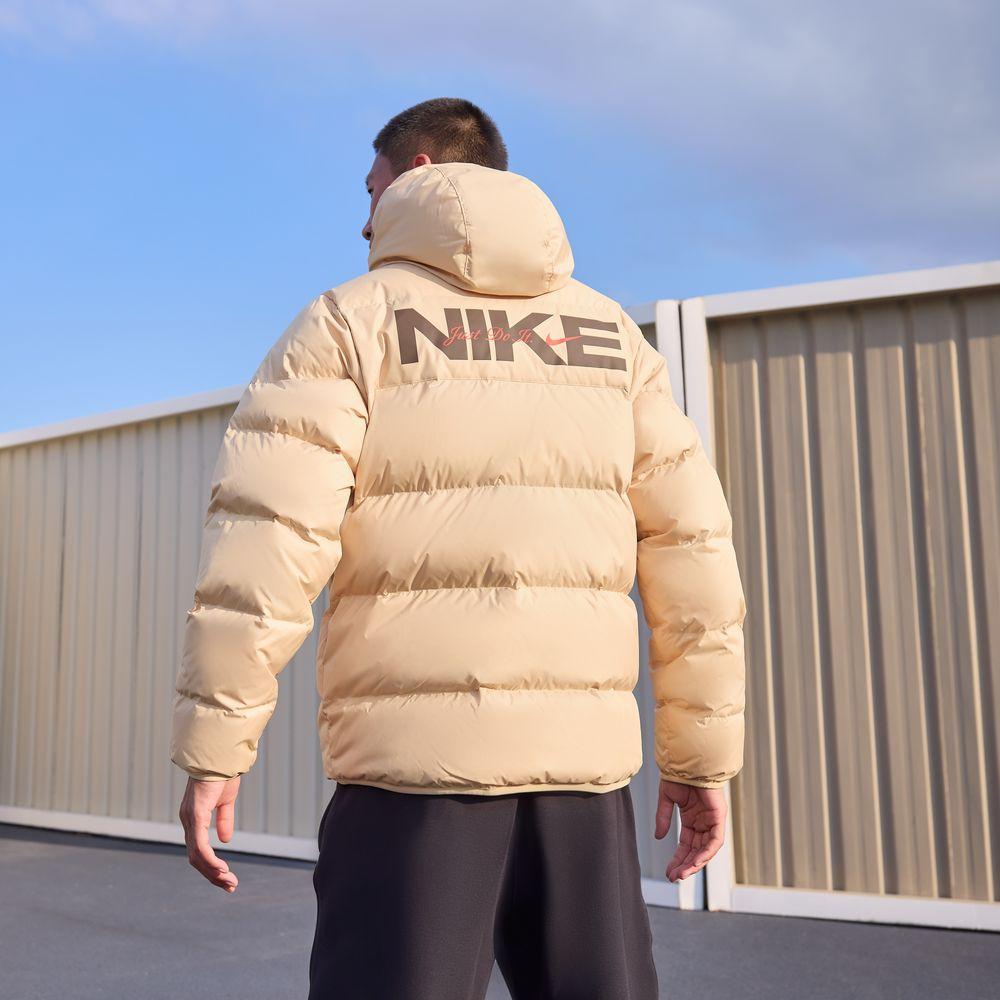 Nike Storm FIT Windrunner Down Jacket Men s Sesame Brown XL